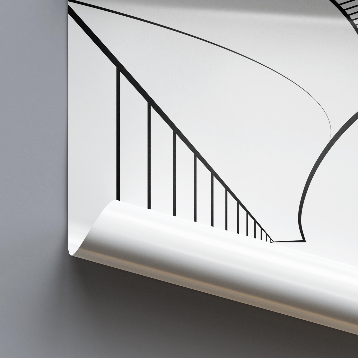 Helsinki Oodi Architecture Poster