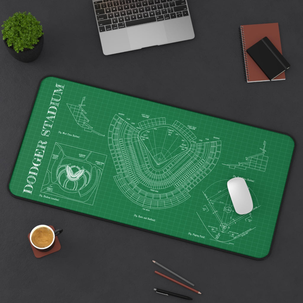 Dodger Stadium Desk Mat