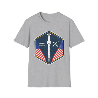 SpaceX Starship Badge T-Shirt