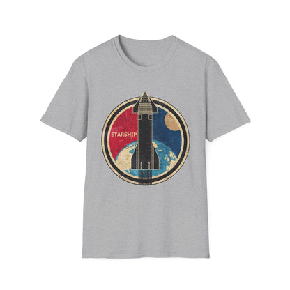 Starship Rocket Badge T-Shirt