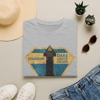 SpaceX-Starship: Dare. Unite. Explore. T-Shirt