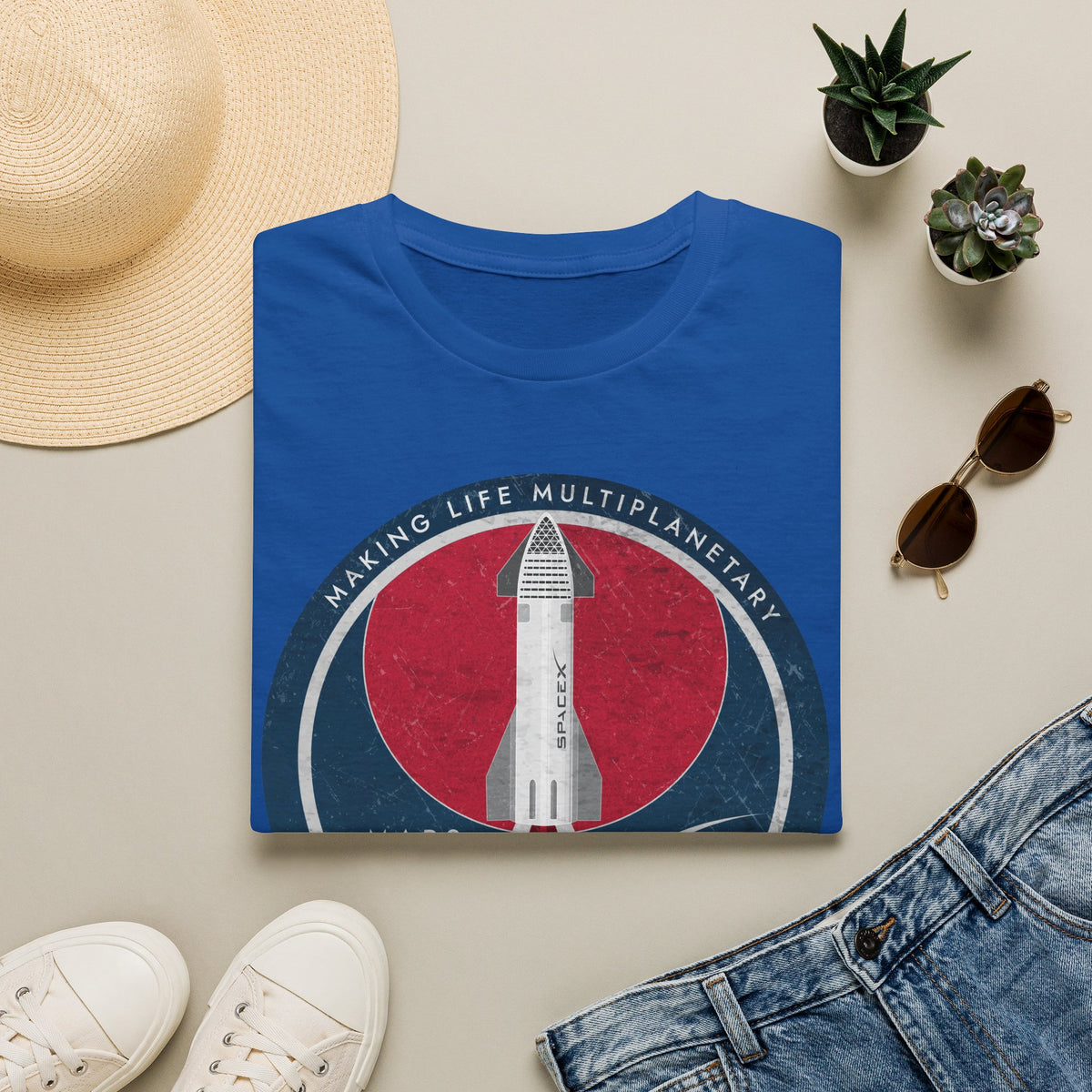 SpaceX Mars 2027: Making Life Multiplanetary - T-Shirt
