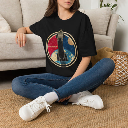 Starship Rocket Badge T-Shirt