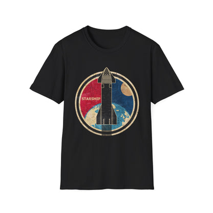 Starship Rocket Badge T-Shirt