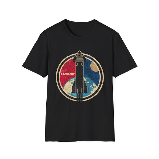Starship Rocket Badge T-Shirt