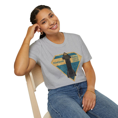 SpaceX-Starship: Dare. Unite. Explore. T-Shirt