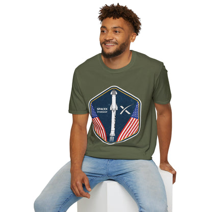 SpaceX Starship Badge T-Shirt