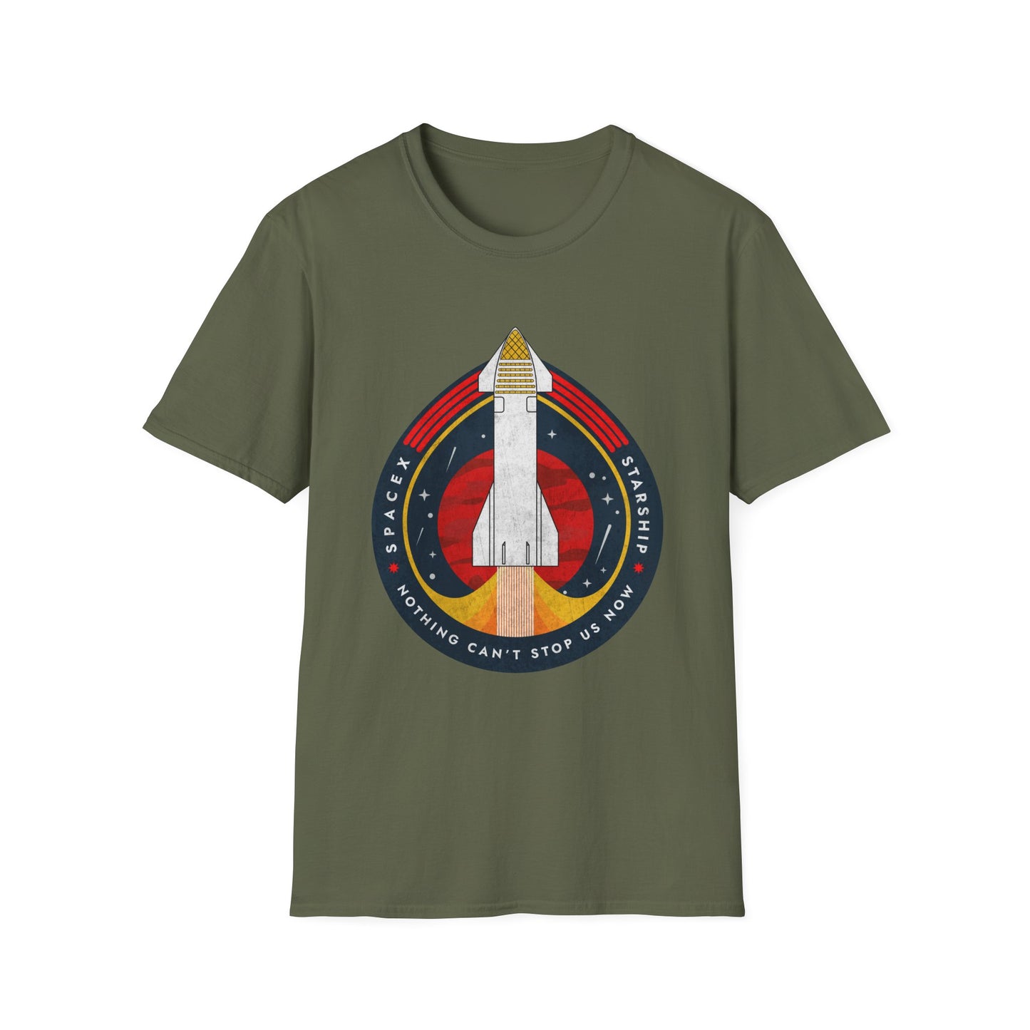 SpaceX-Starship: Nothing Can't Stop Us Now. T-Shirt