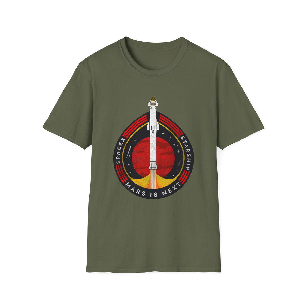 SpaceX-Starship: Mars is Next. T-Shirt