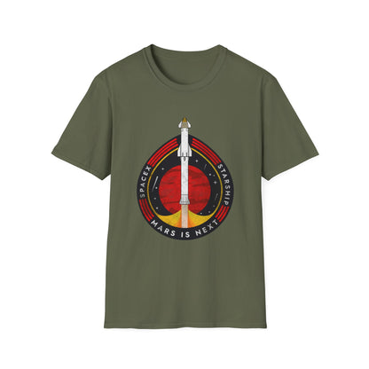 SpaceX-Starship: Mars is Next. T-Shirt