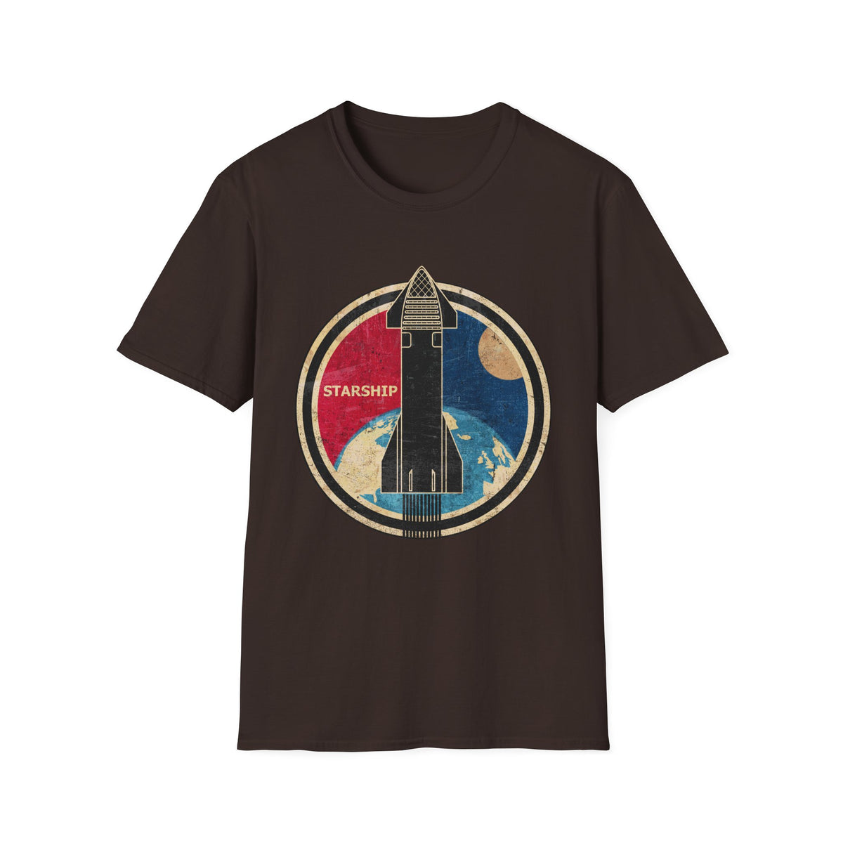 Starship Rocket Badge T-Shirt