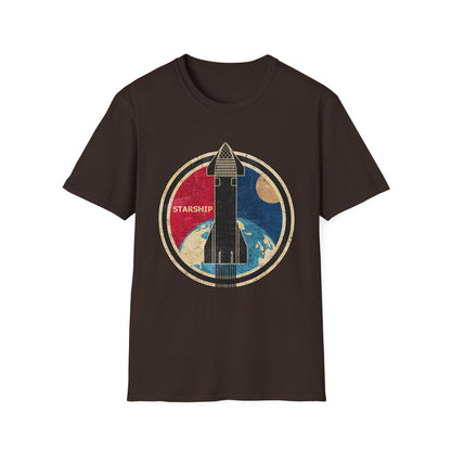 Starship Rocket Badge T-Shirt