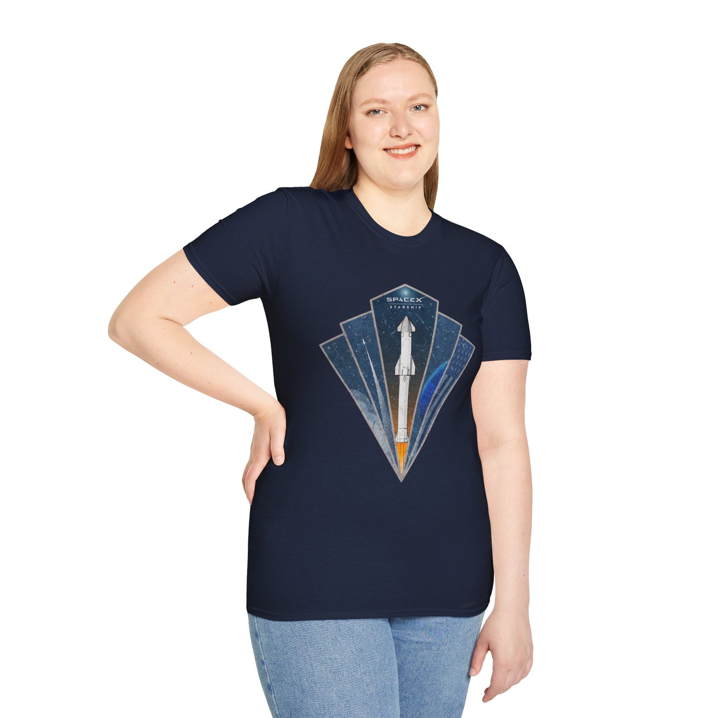 Starship Rocket Badge T-Shirt