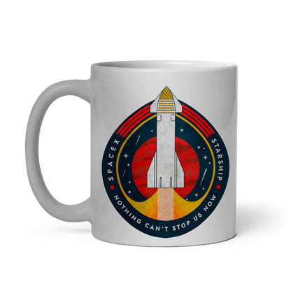 SpaceX-Starship: Nothing Can't Stop Us Now. Mug