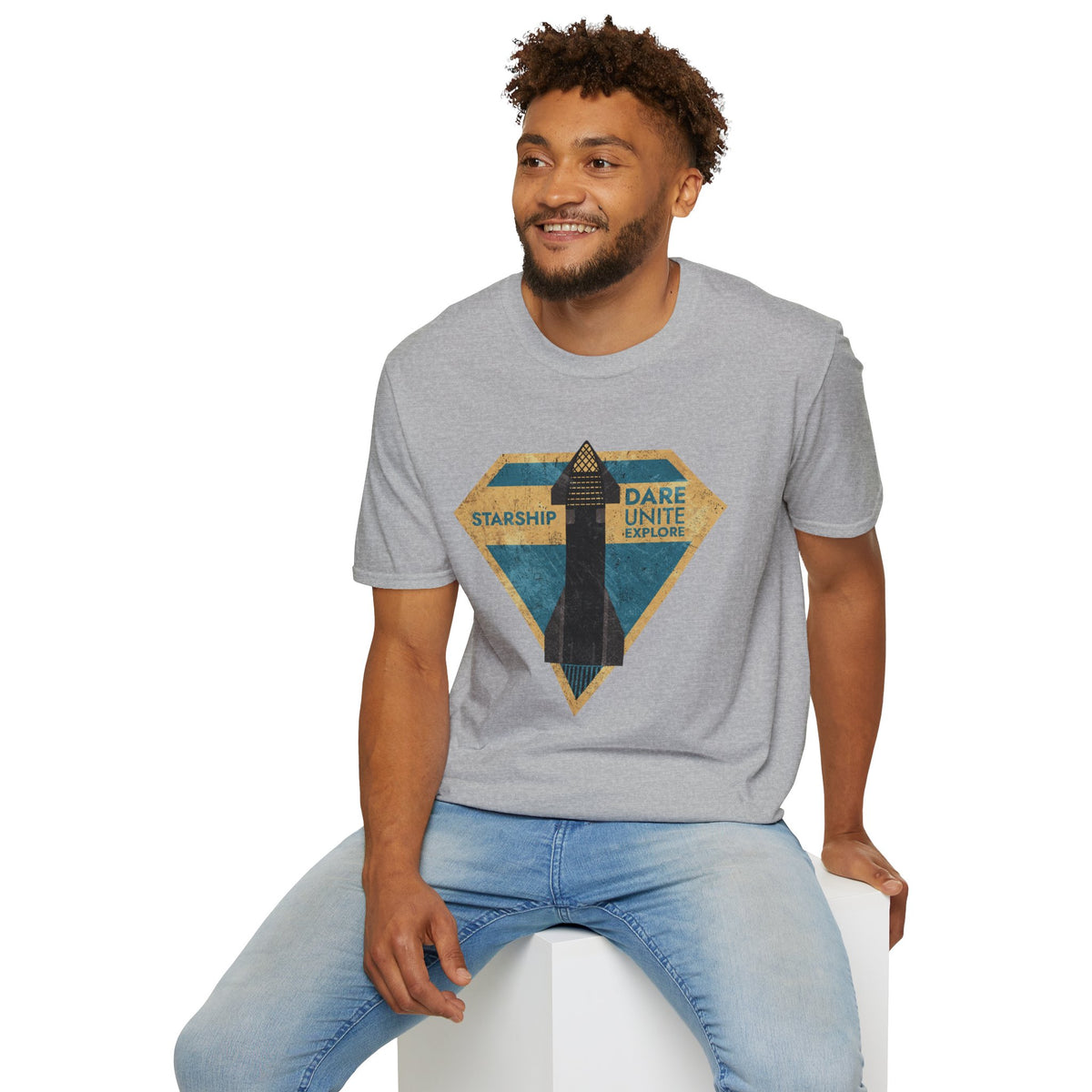 SpaceX-Starship: Dare. Unite. Explore. T-Shirt