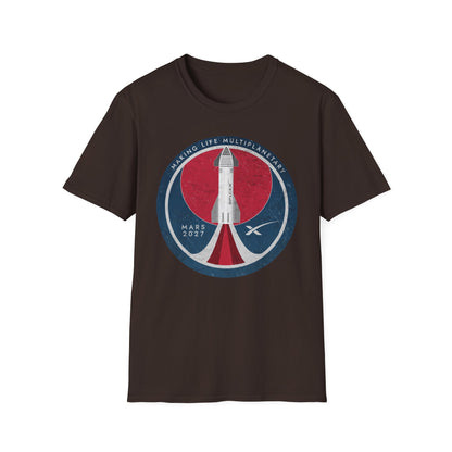 SpaceX Mars 2027: Making Life Multiplanetary - T-Shirt
