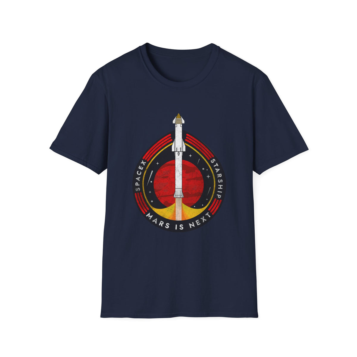 SpaceX-Starship: Mars is Next. T-Shirt