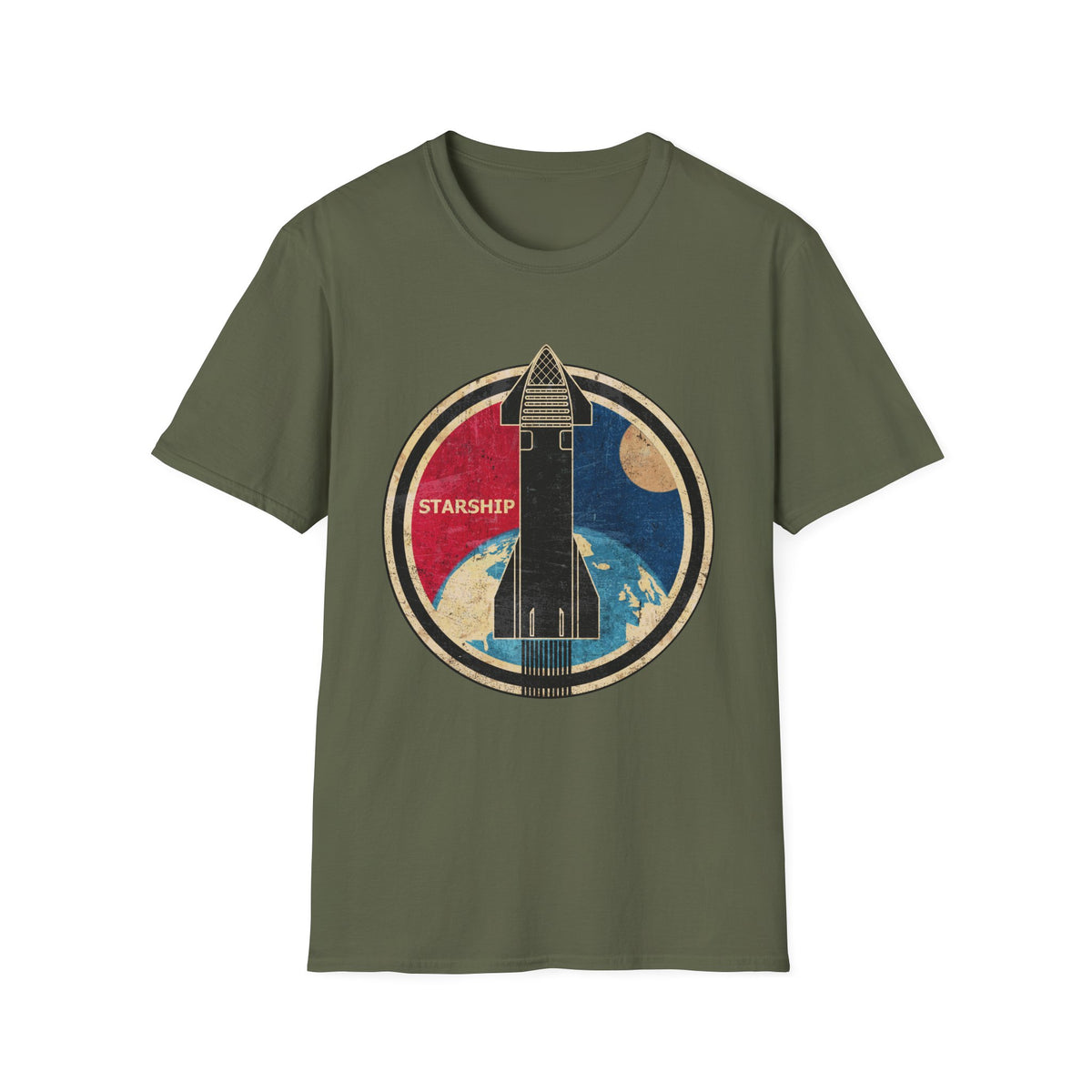 Starship Rocket Badge T-Shirt