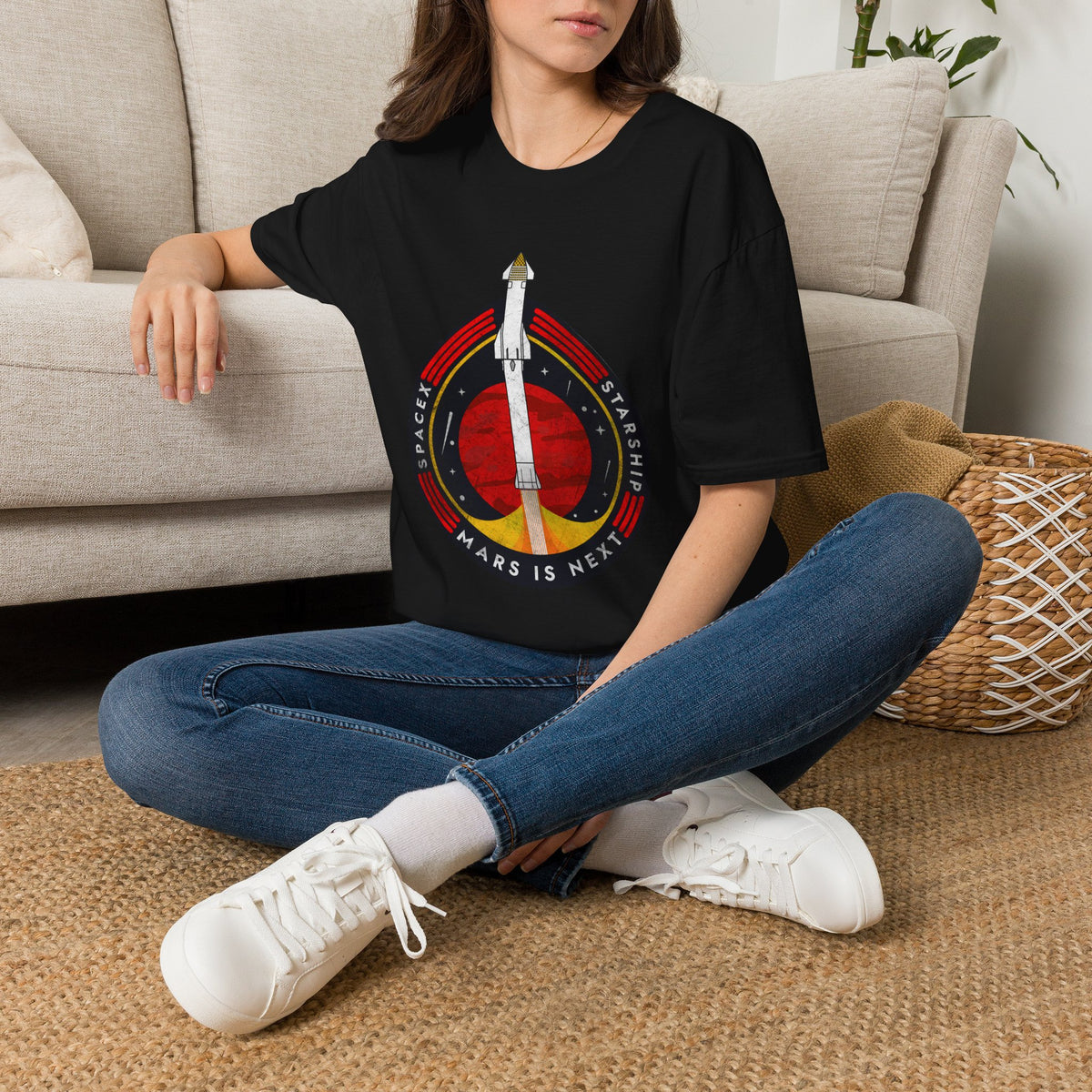 SpaceX-Starship: Mars is Next. T-Shirt