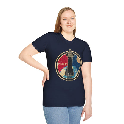Starship Rocket Badge T-Shirt