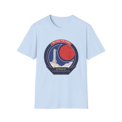 Starship: Beyond The Moon. Toward Many Worlds T-Shirt
