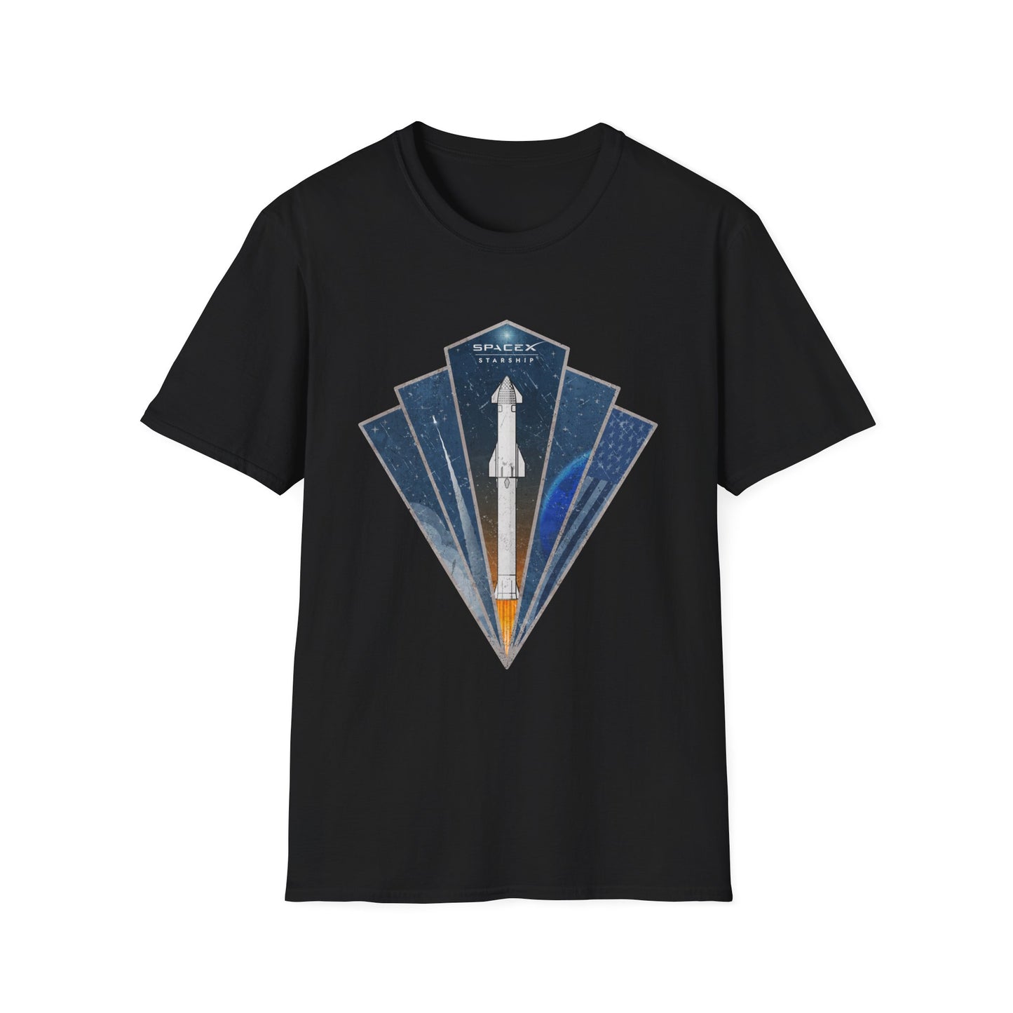 Starship Rocket Badge T-Shirt