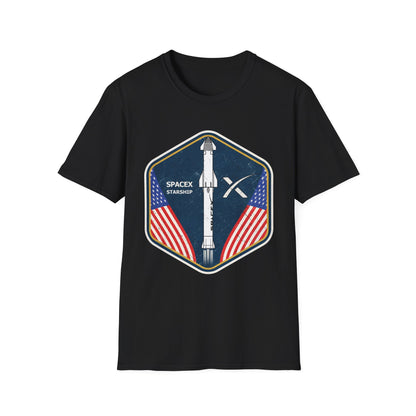 SpaceX Starship Badge T-Shirt