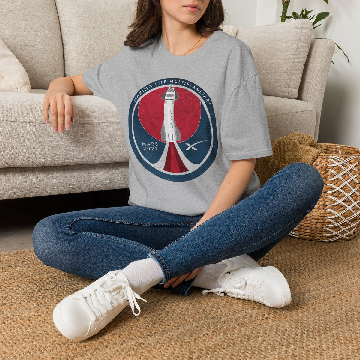 SpaceX Mars 2027: Making Life Multiplanetary - T-Shirt