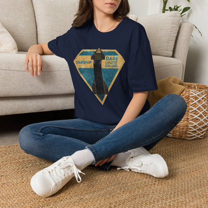 SpaceX-Starship: Dare. Unite. Explore. T-Shirt