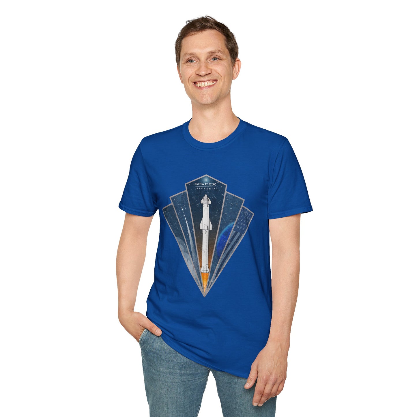 Starship Rocket Badge T-Shirt
