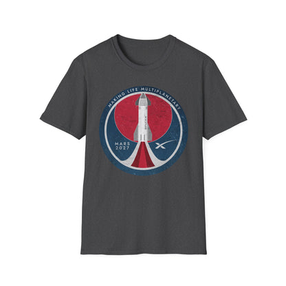 SpaceX Mars 2027: Making Life Multiplanetary - T-Shirt