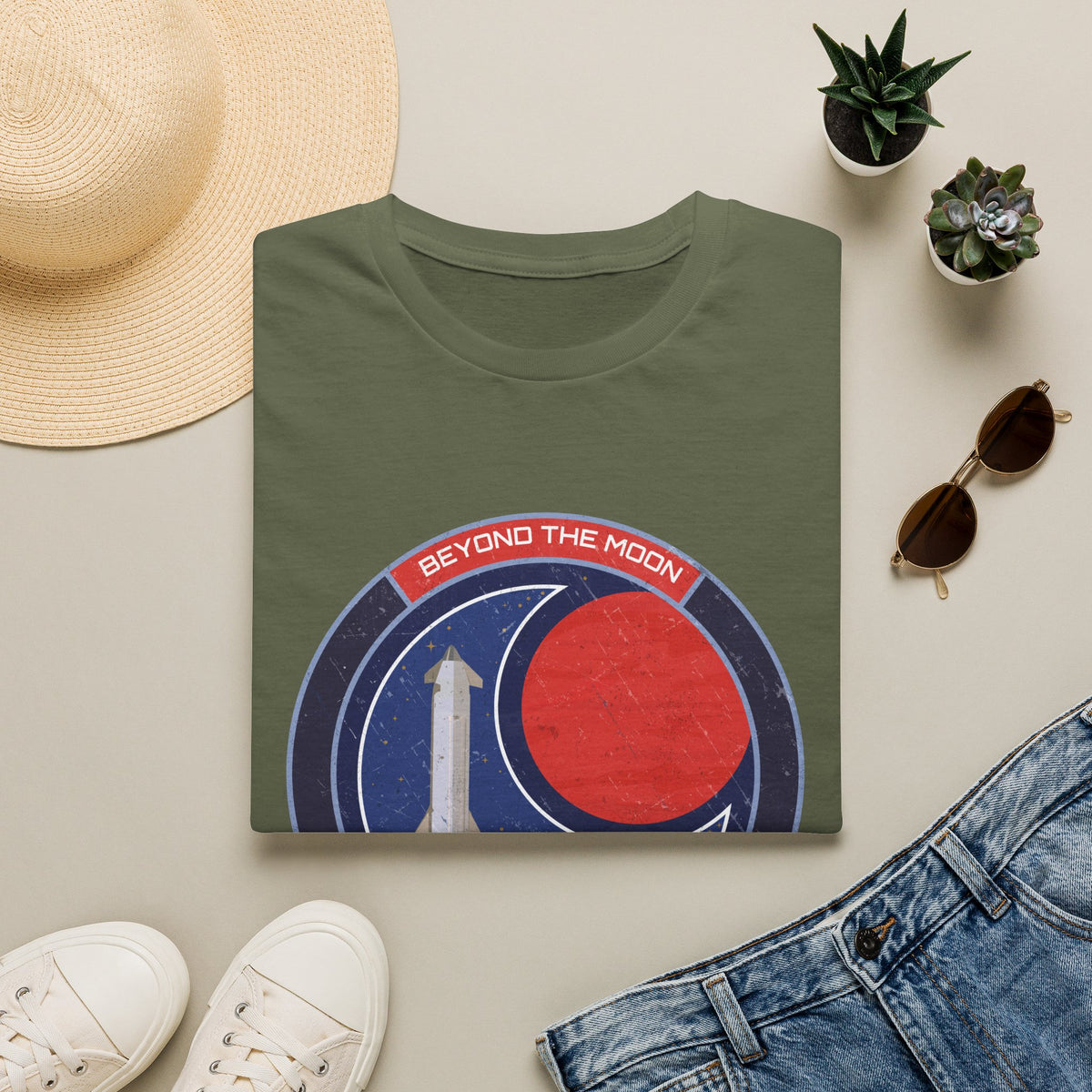 Starship: Beyond The Moon. Toward Many Worlds T-Shirt