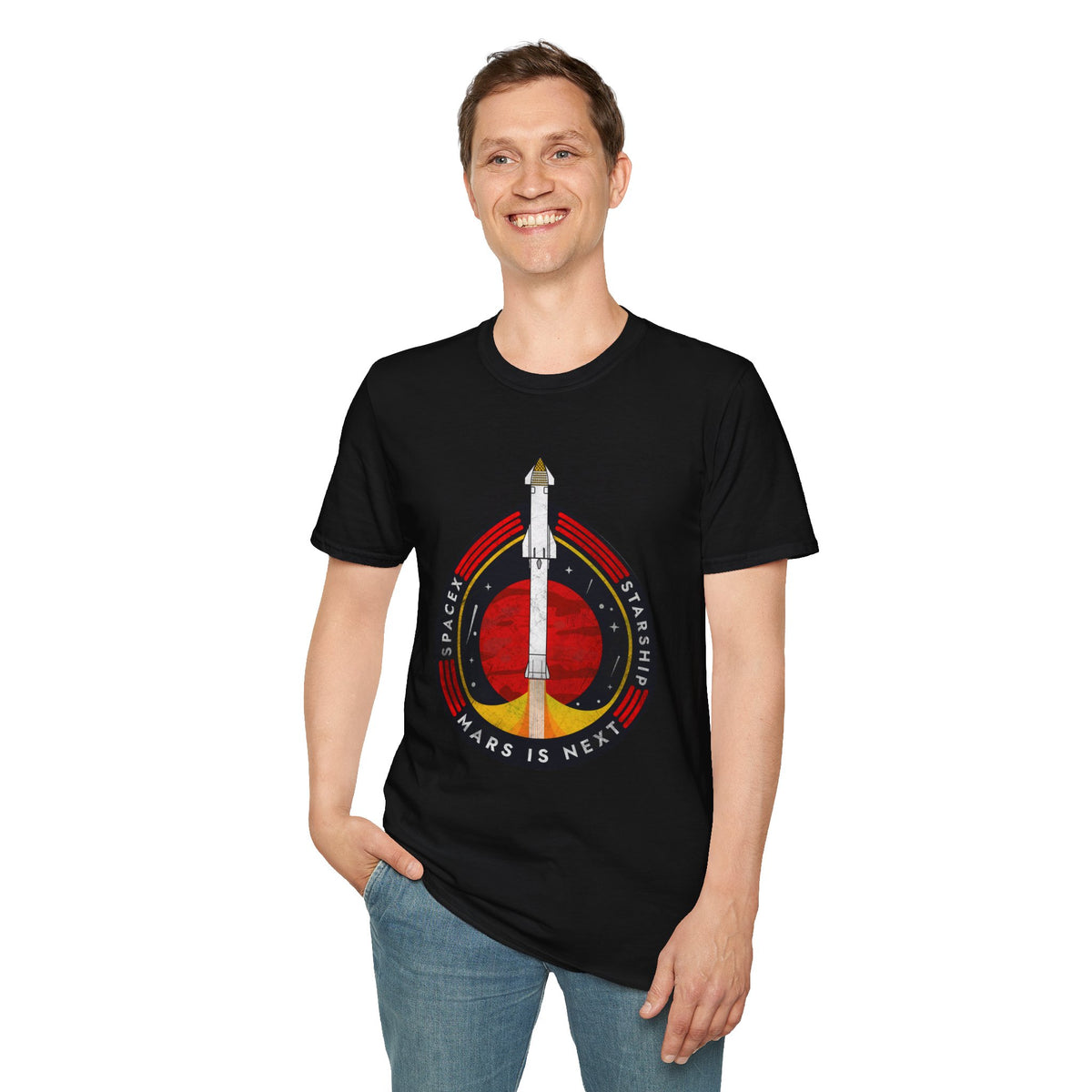 SpaceX-Starship: Mars is Next. T-Shirt