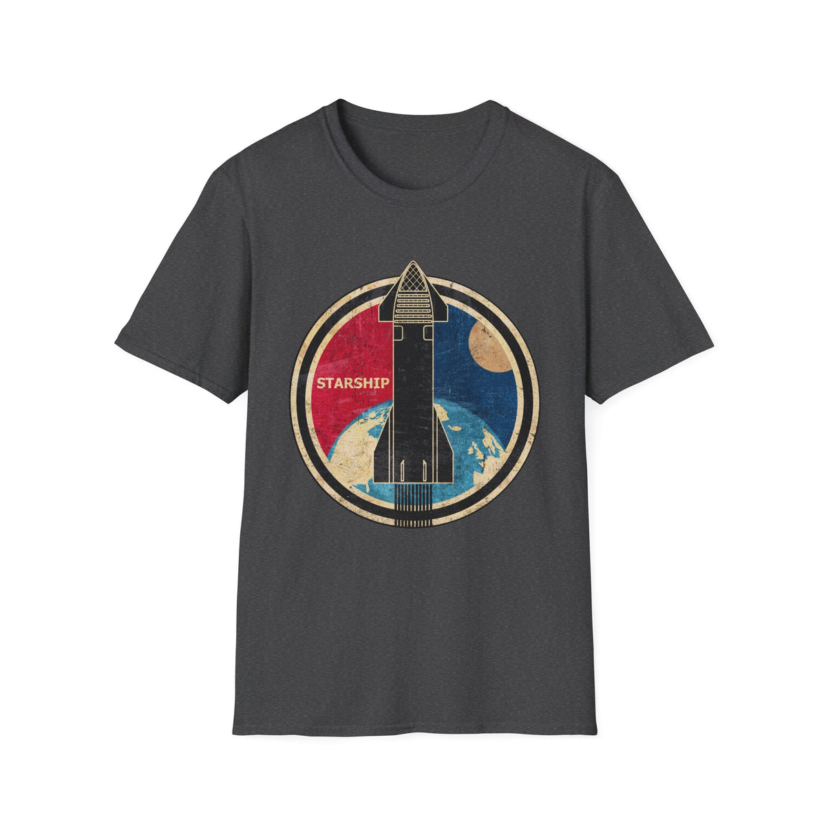 Starship Rocket Badge T-Shirt