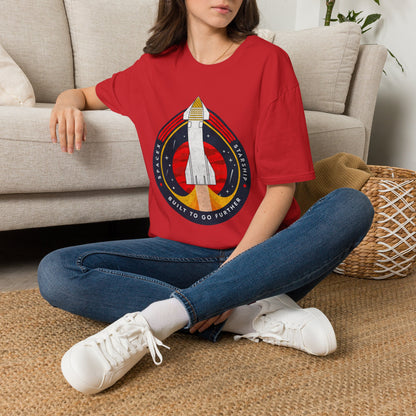 SpaceX-Starship: Built to Go Further. T-Shirt