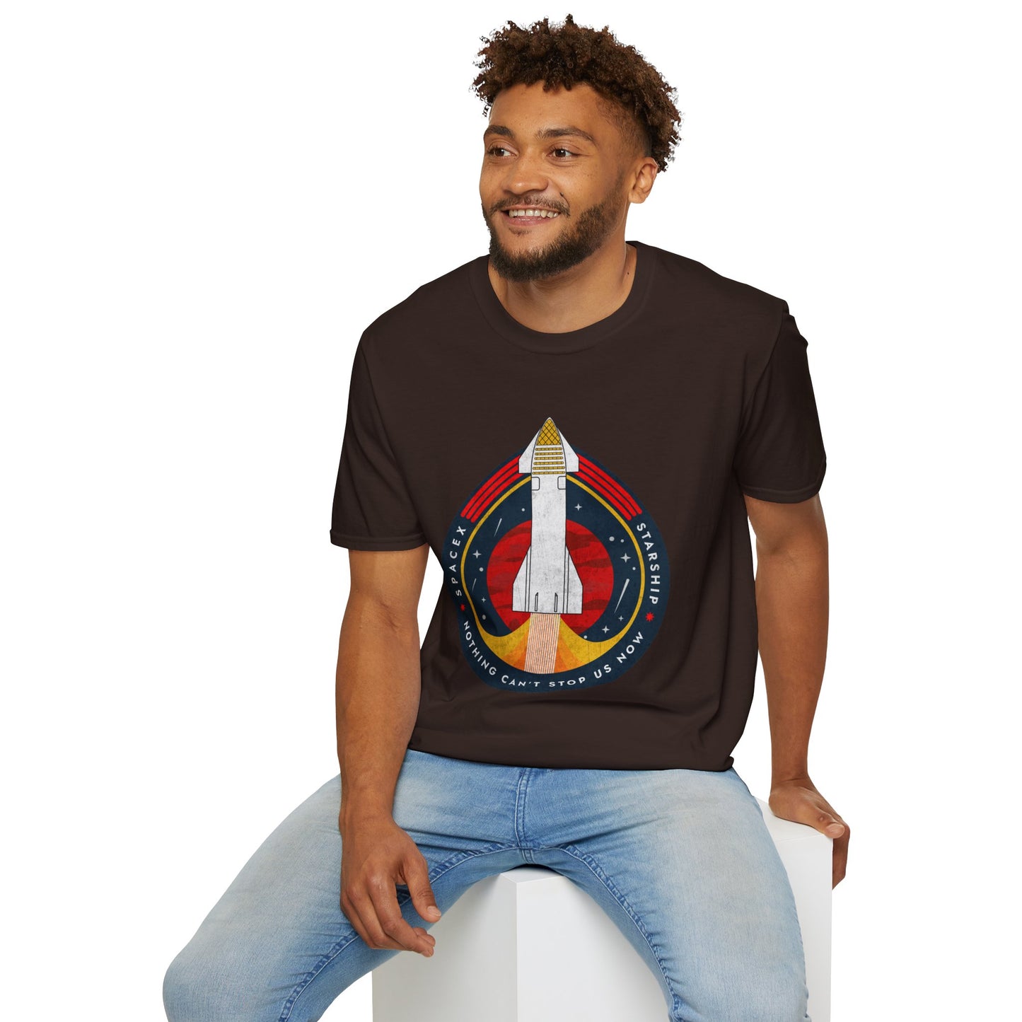 SpaceX-Starship: Nothing Can't Stop Us Now. T-Shirt