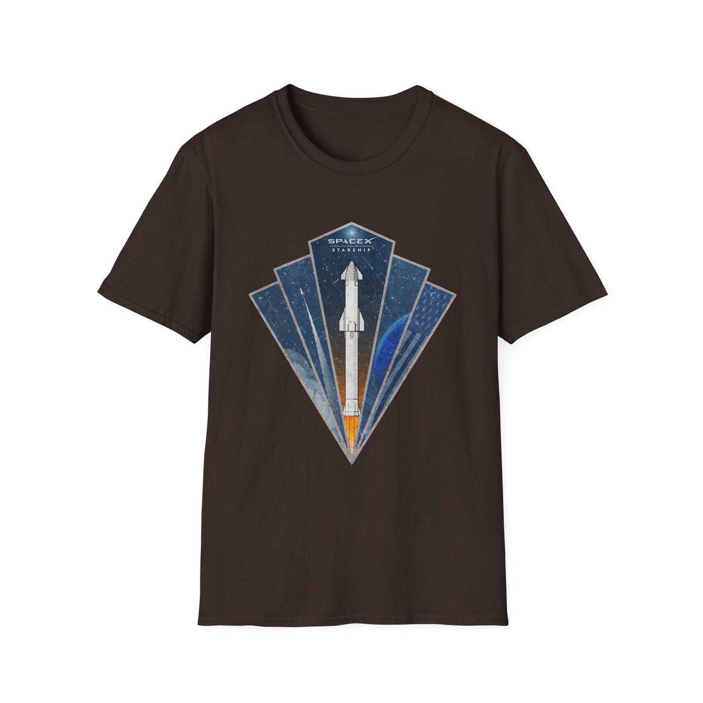 Starship Rocket Badge T-Shirt
