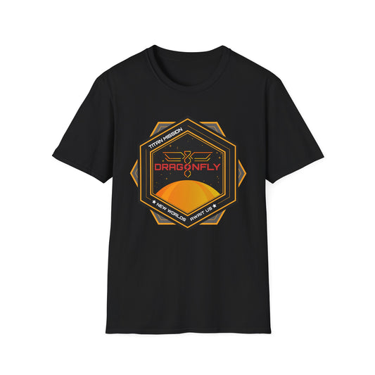 Dragonfly: Titan Mission. New Worlds Await Us T-Shirt