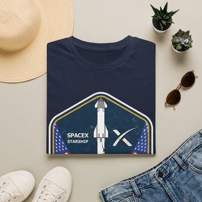 SpaceX Starship Badge T-Shirt
