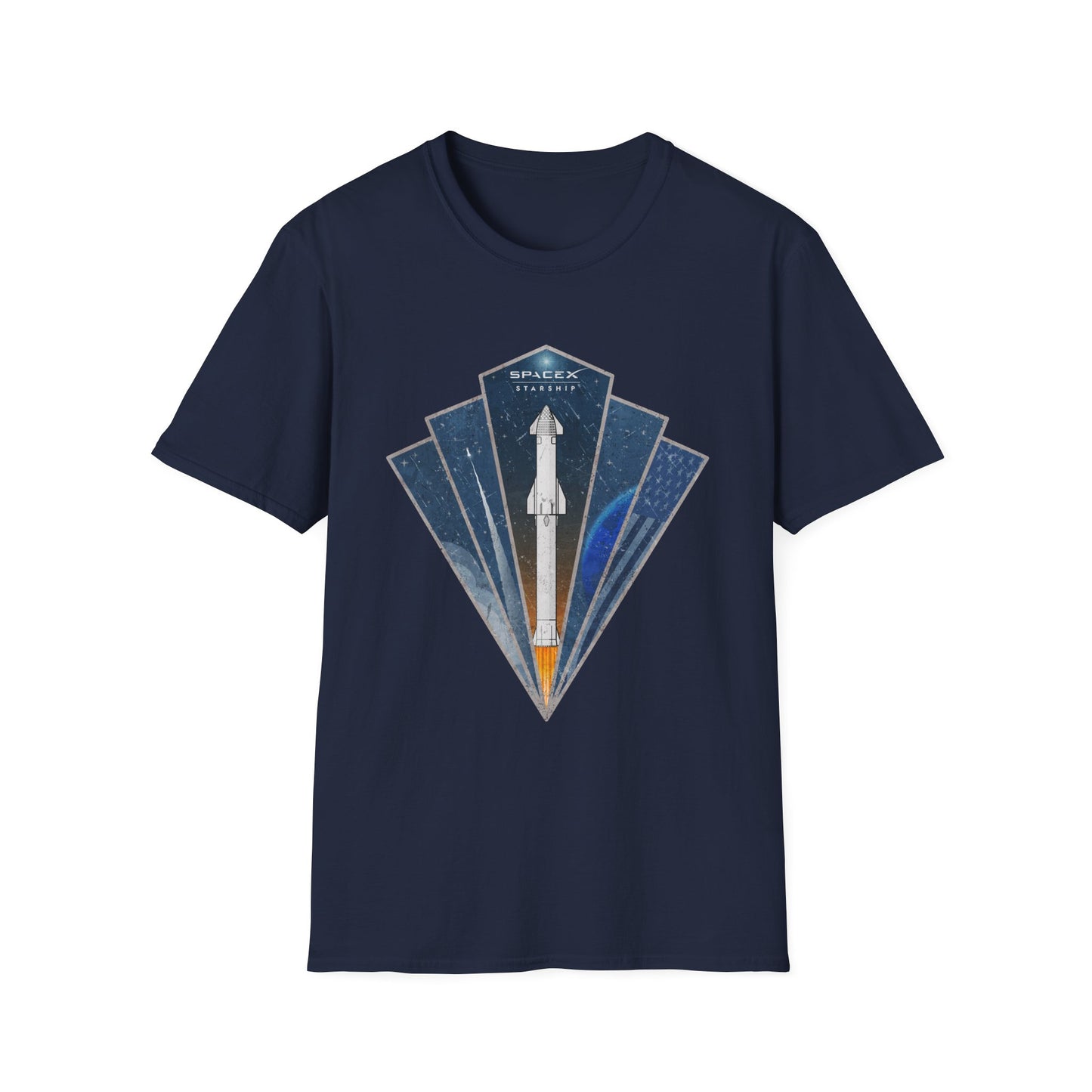 Starship Rocket Badge T-Shirt