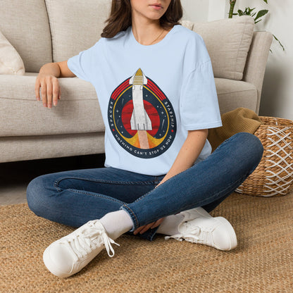 SpaceX-Starship: Nothing Can't Stop Us Now. T-Shirt