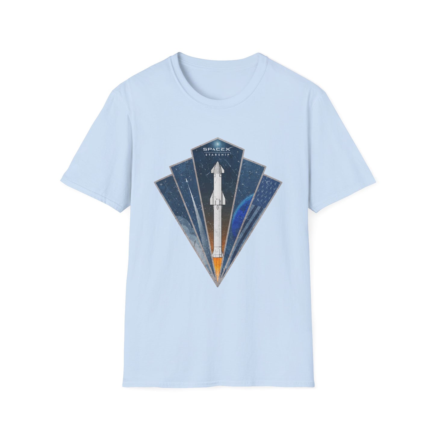 Starship Rocket Badge T-Shirt