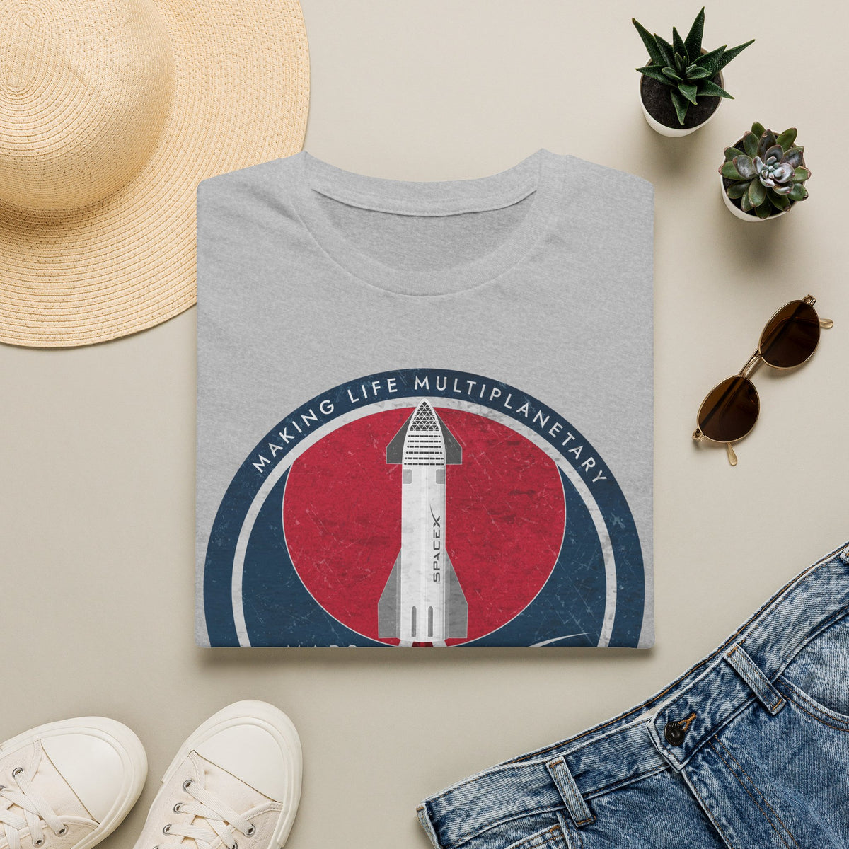 SpaceX Mars 2027: Making Life Multiplanetary - T-Shirt