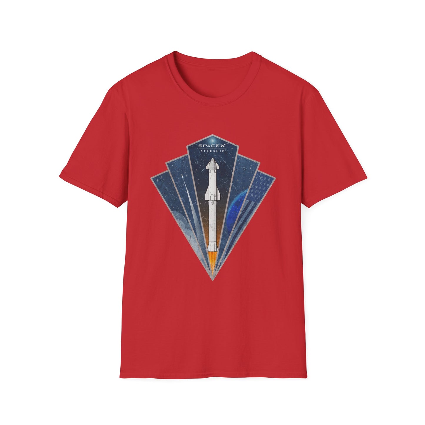 Starship Rocket Badge T-Shirt