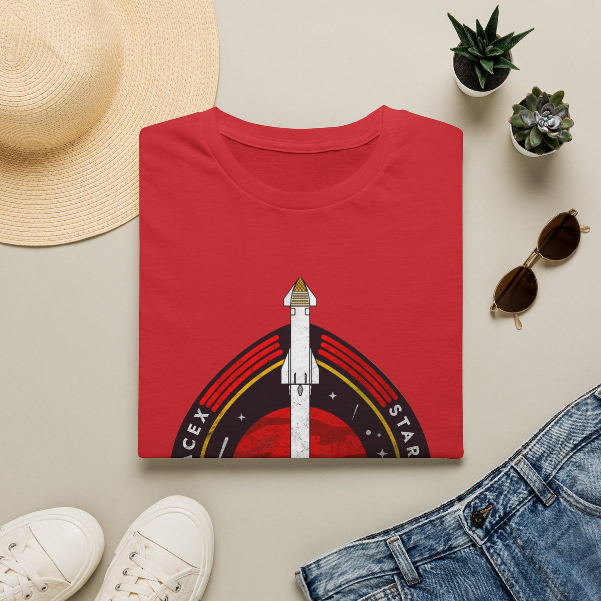 SpaceX-Starship: Mars is Next. T-Shirt