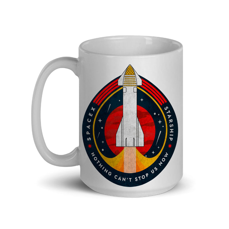 SpaceX-Starship: Nothing Can't Stop Us Now. Mug