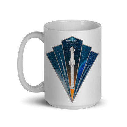 Starship Rocket Badge - Mug