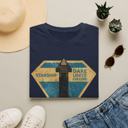 SpaceX-Starship: Dare. Unite. Explore. T-Shirt