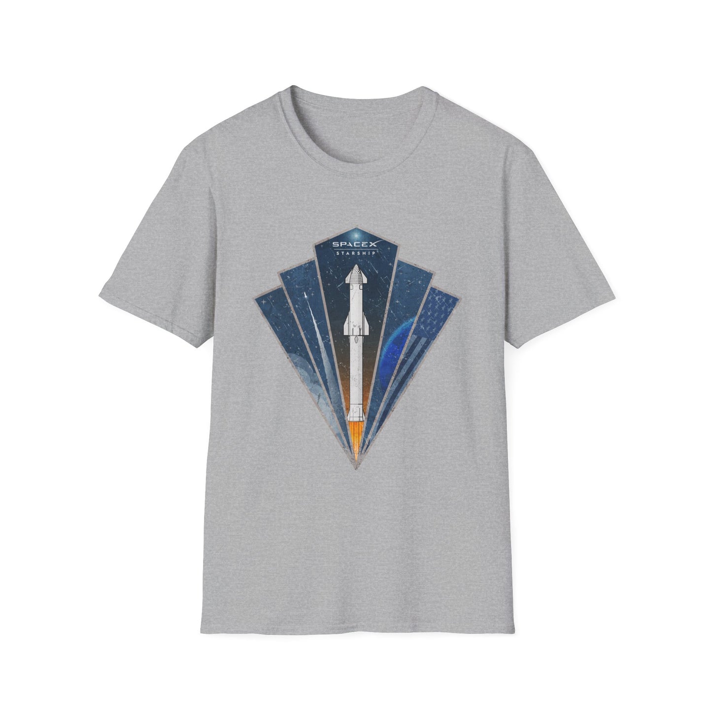 Starship Rocket Badge T-Shirt