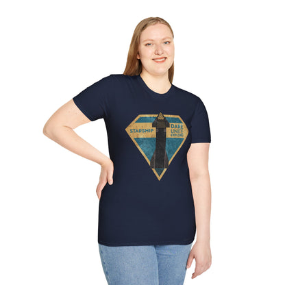 SpaceX-Starship: Dare. Unite. Explore. T-Shirt